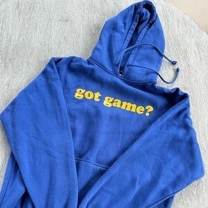 Blue and Yellow Got Game Hooded Sweatshirt Milwaukee Brewers Hooded Sweatshirt